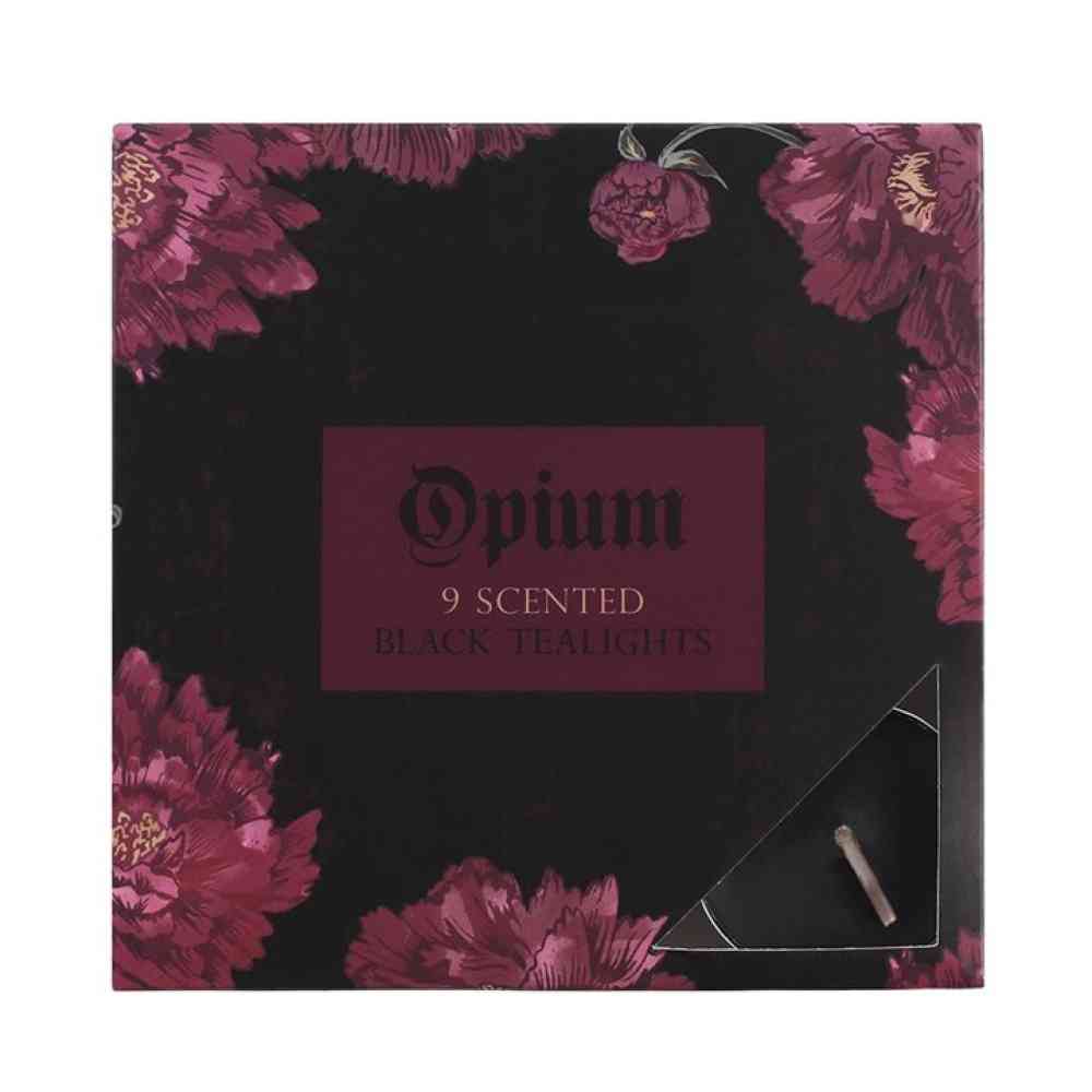 Something Different - Opium Waxinelichtje - Theelichtjes - Zwart